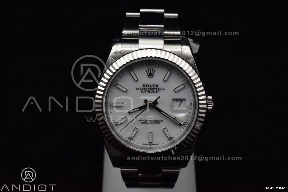 White SS VS 623 VSF 41 Oyster Dial 904L Resilient Best DateJust 126334 1:1 Bracelet Edition On 0803